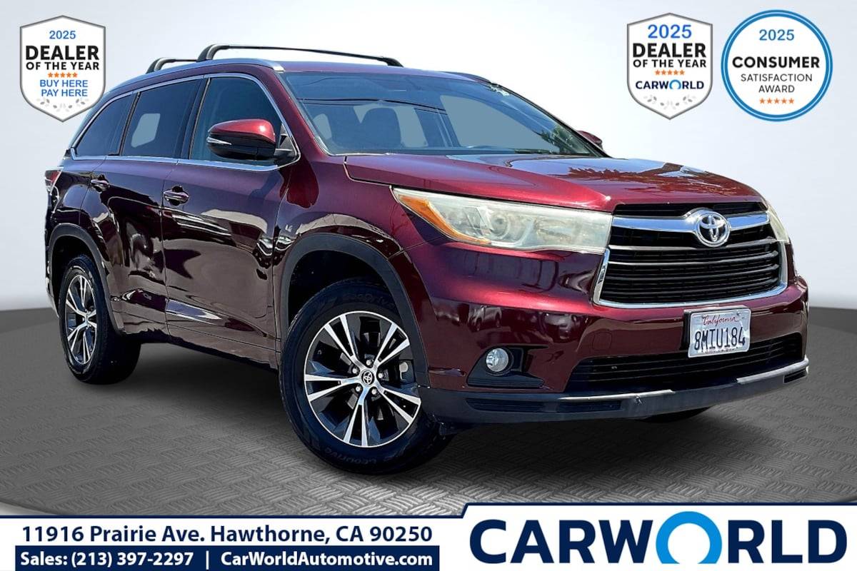 2016 Toyota Highlander XLE — SUV — 85,070 mi — Hawthorne, CA