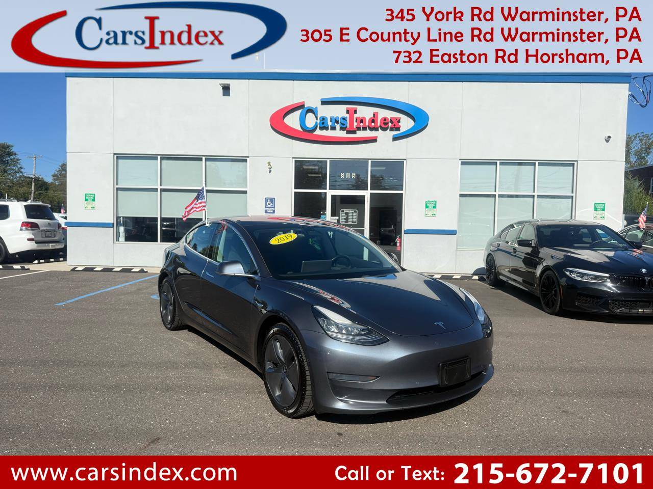 2019 Tesla Model 3 Long Range — Sedan — 116,780 mi — Warminster, PA
