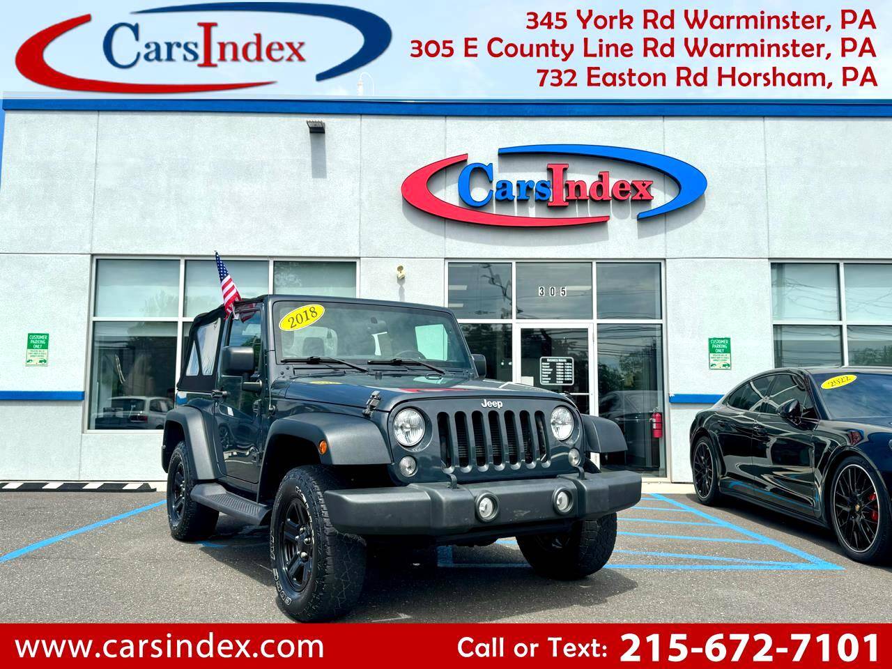 2018 Jeep Wrangler Sport — SUV — 103,410 mi — Warminster, PA