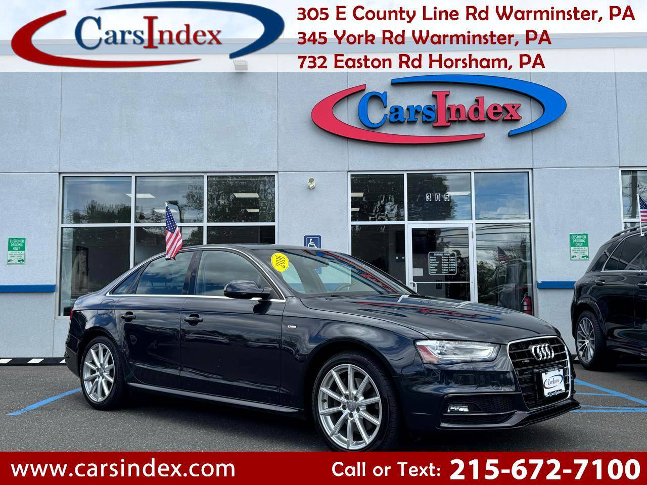 2016 Audi A4 Premium Plus — Sedan — 57,549 mi — Warminster, PA