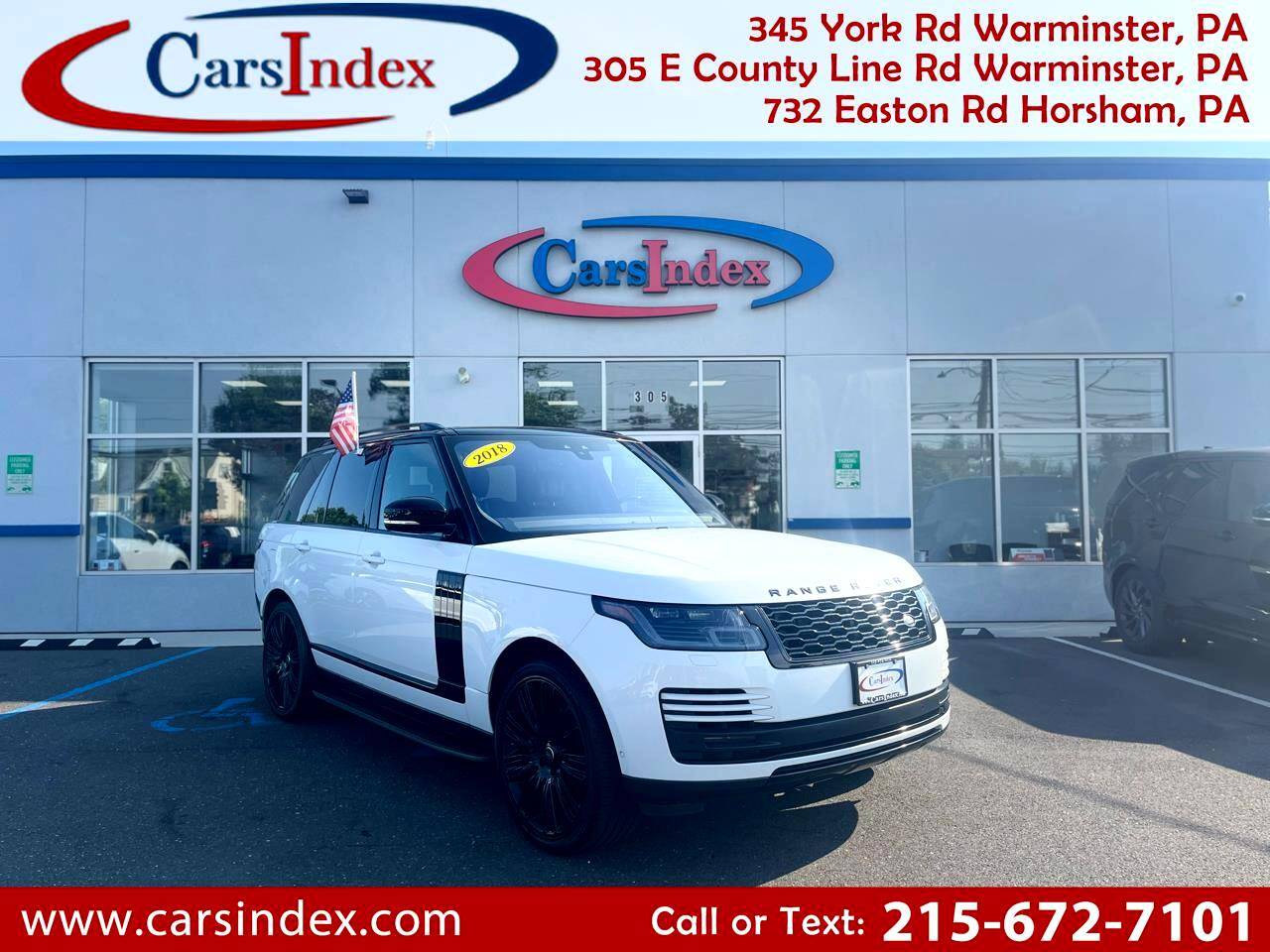 2018 Land Rover Range Rover HSE — SUV — 105,733 mi — Warminster, PA
