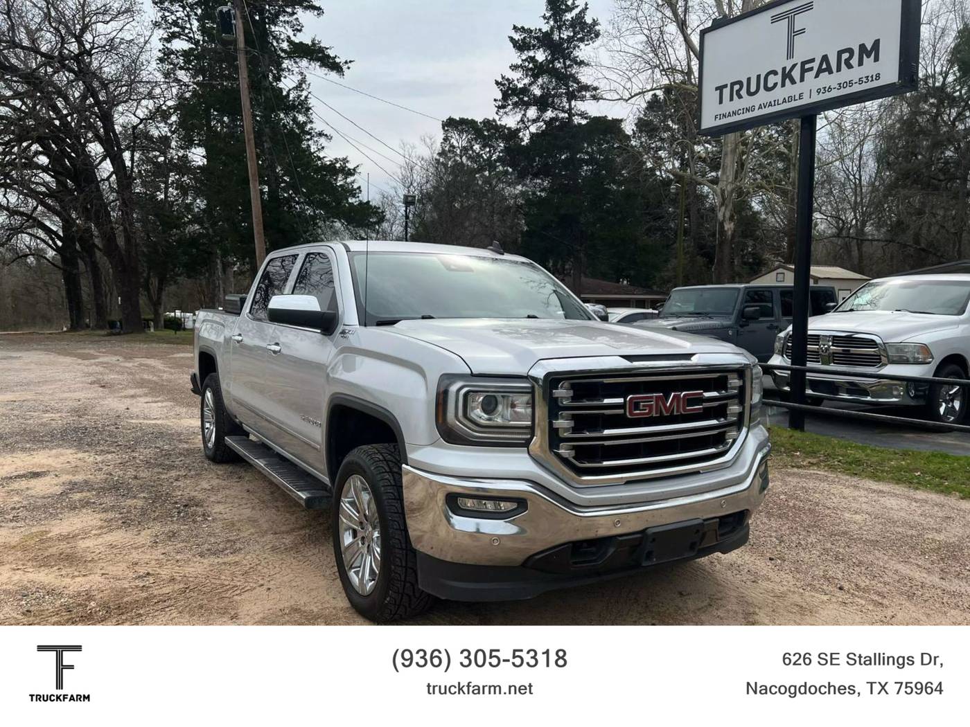 2018 GMC Sierra 1500 SLT — Pickup Truck — 88,049 mi — Nacogdoches, TX