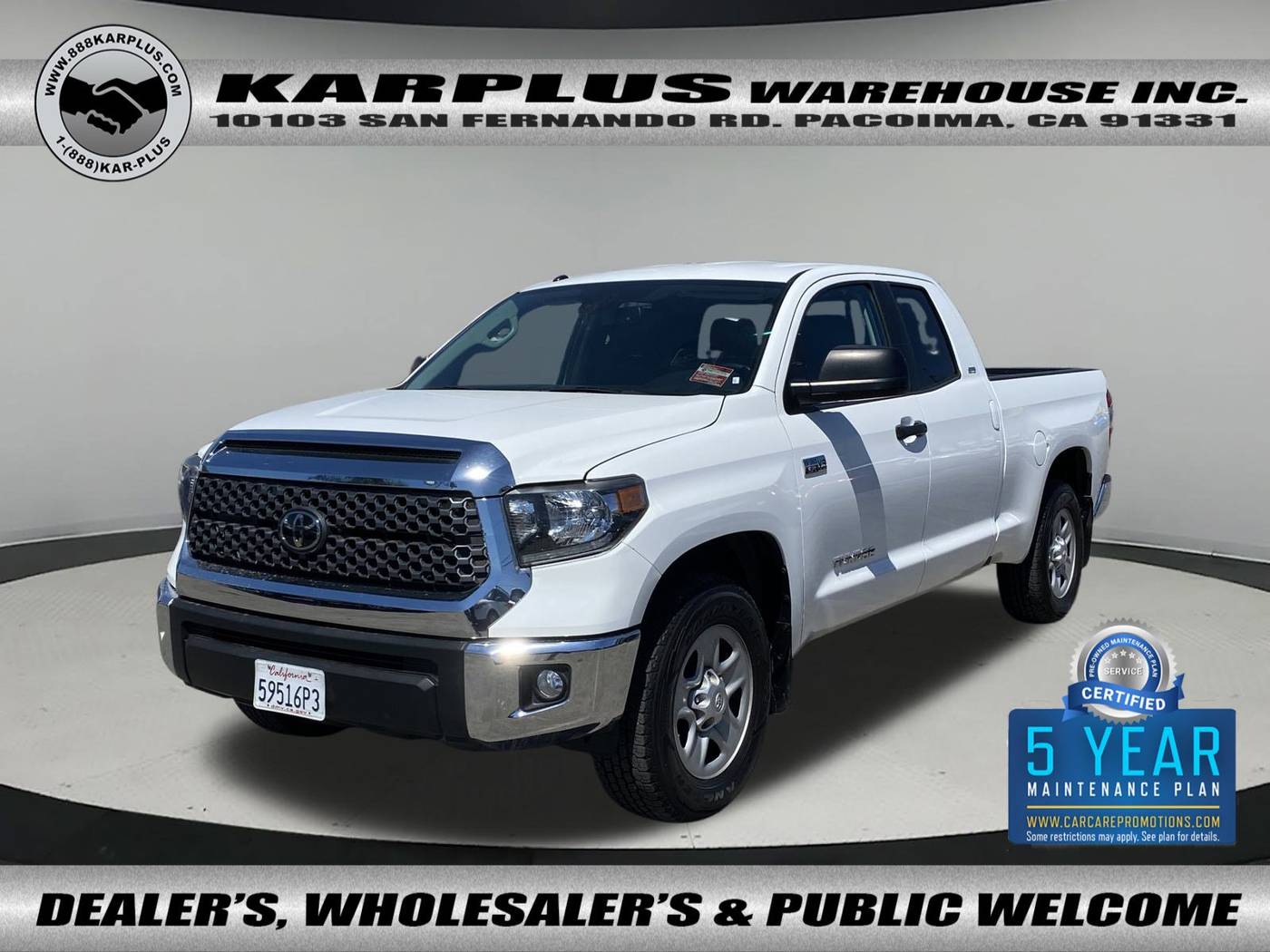 2018 Toyota Tundra SR5 — Pickup Truck — 73,179 mi — Pacoima, CA