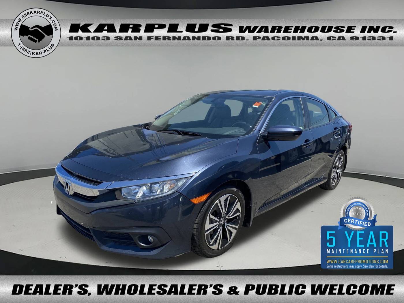 2018 Honda Civic EX-L — Sedan — 79,638 mi — Pacoima, CA