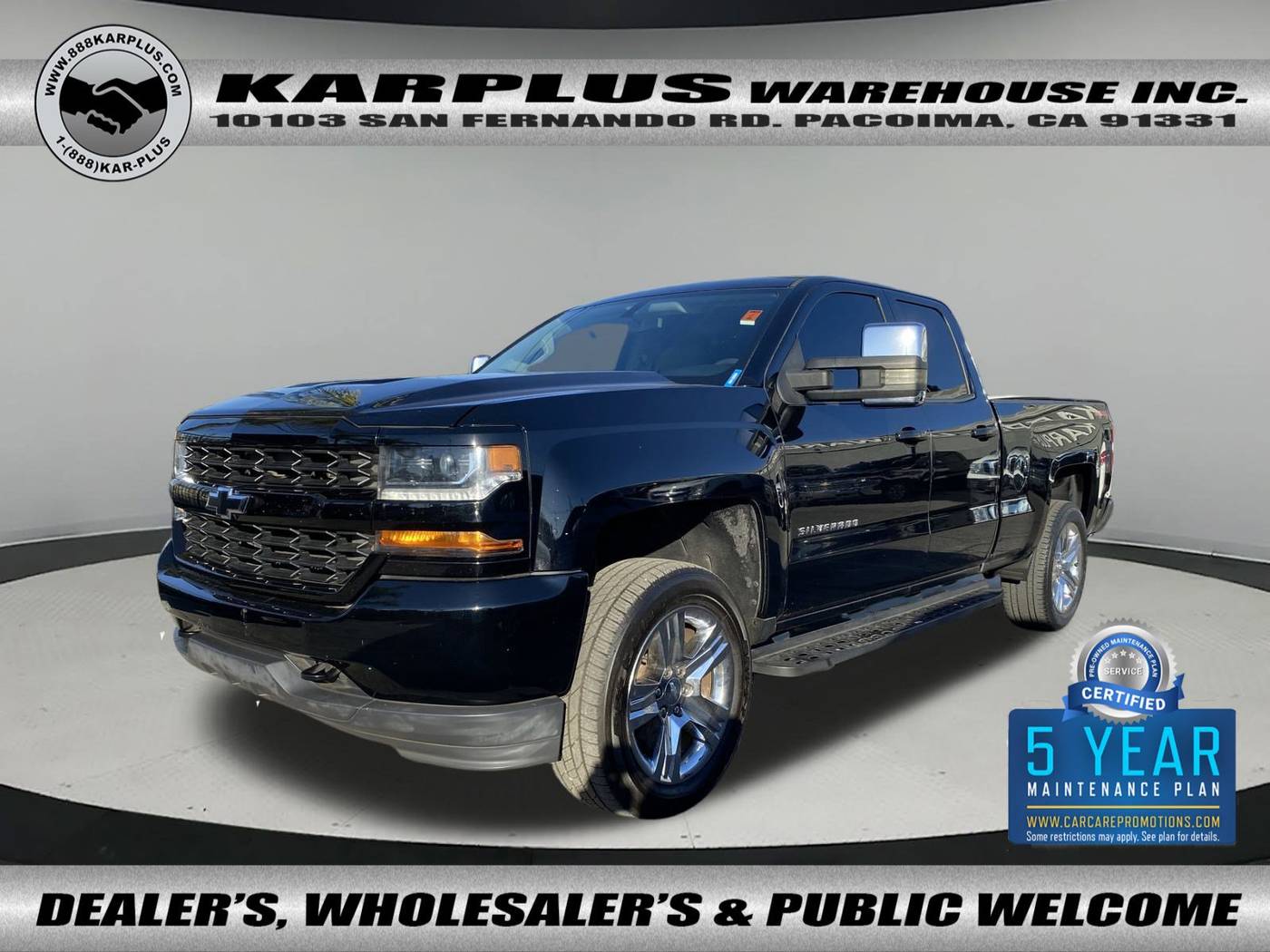 2016 Chevrolet Silverado 1500 Custom — Pickup Truck — 88,358 mi — Pacoima, CA