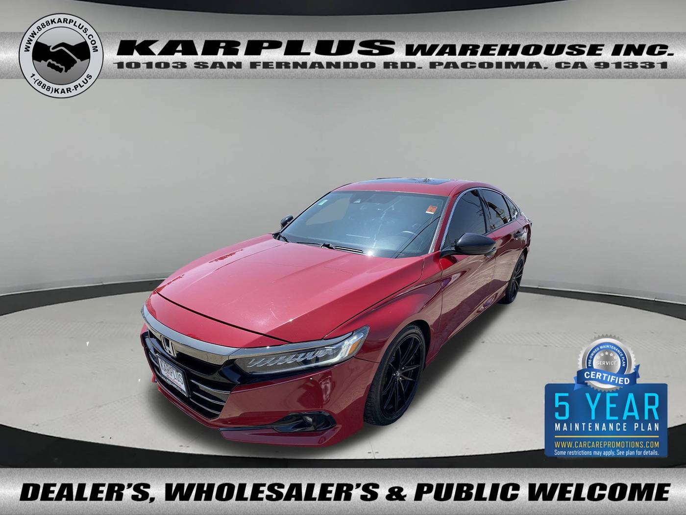 2022 Honda Accord Sport — Sedan — 48,576 mi — Pacoima, CA