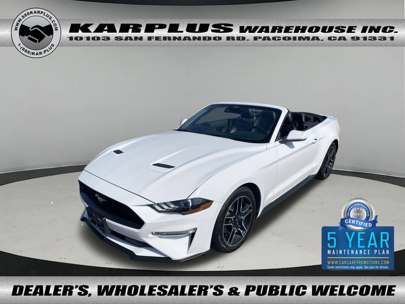 2022 Ford Mustang EcoBoost — Convertible — 100,971 mi — Pacoima, CA