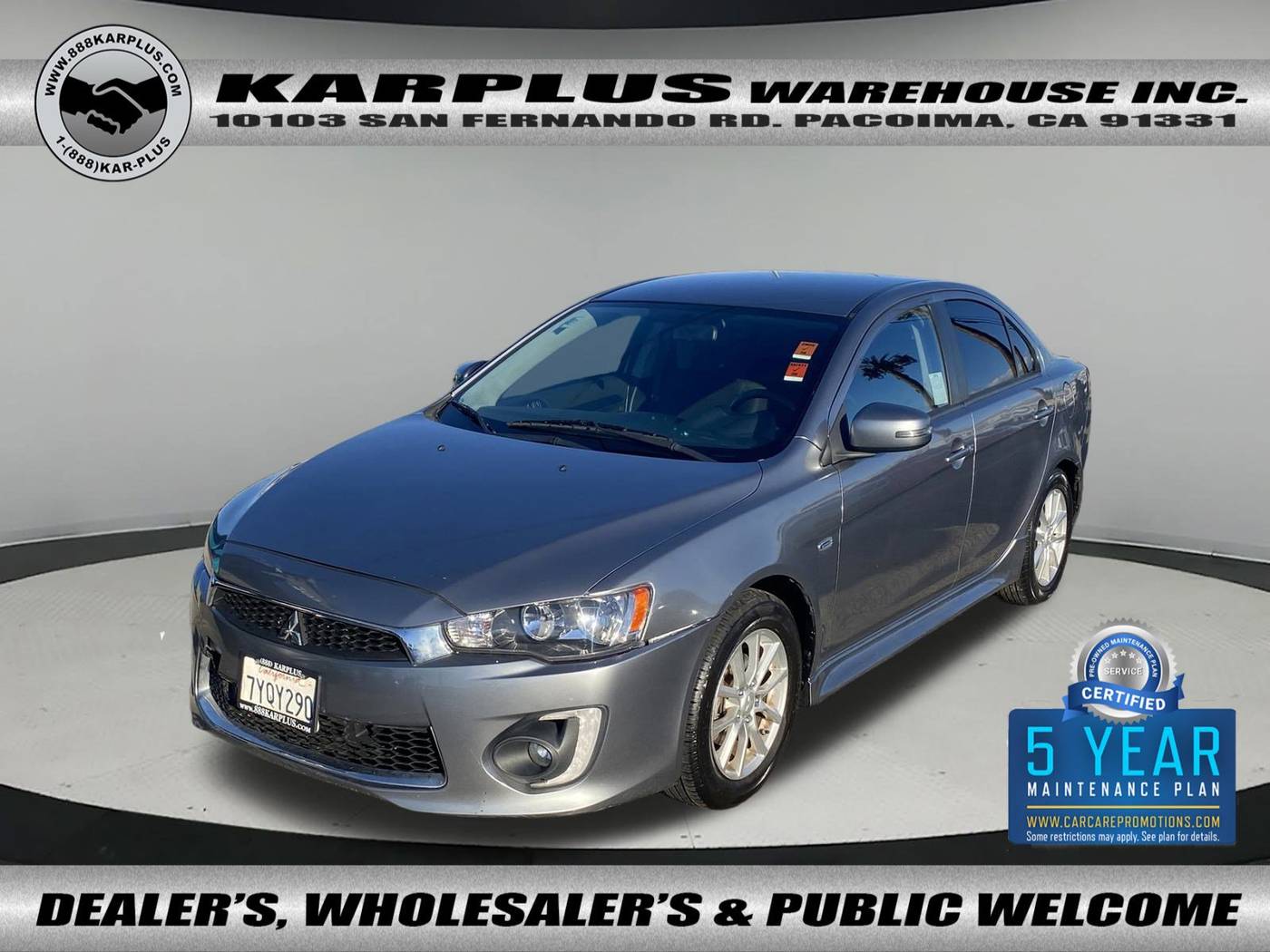 2016 Mitsubishi Lancer ES — Sedan — 120,681 mi — Pacoima, CA