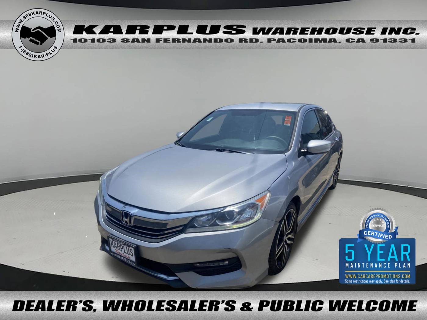 2016 Honda Accord Sport — Sedan — 115,622 mi — Pacoima, CA