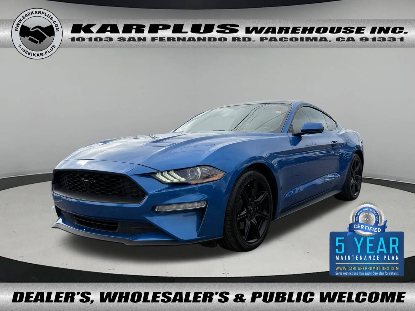 2019 Ford Mustang EcoBoost — Coupe — 121,527 mi — Pacoima, CA