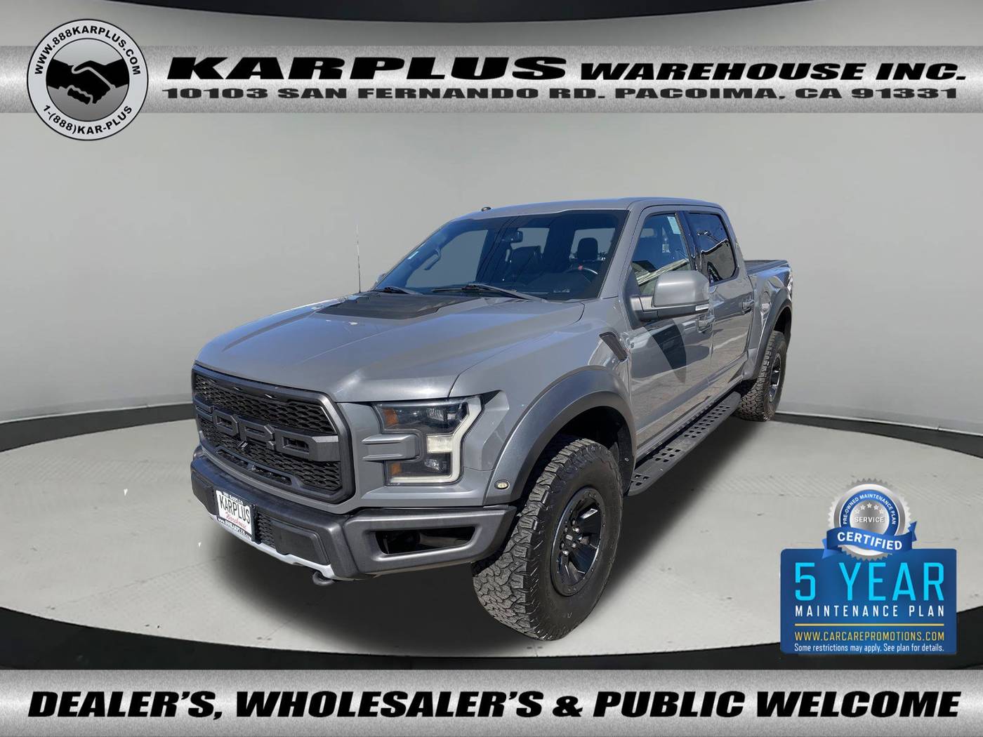 2018 Ford F-150 Raptor — Pickup Truck — 99,193 mi — Pacoima, CA