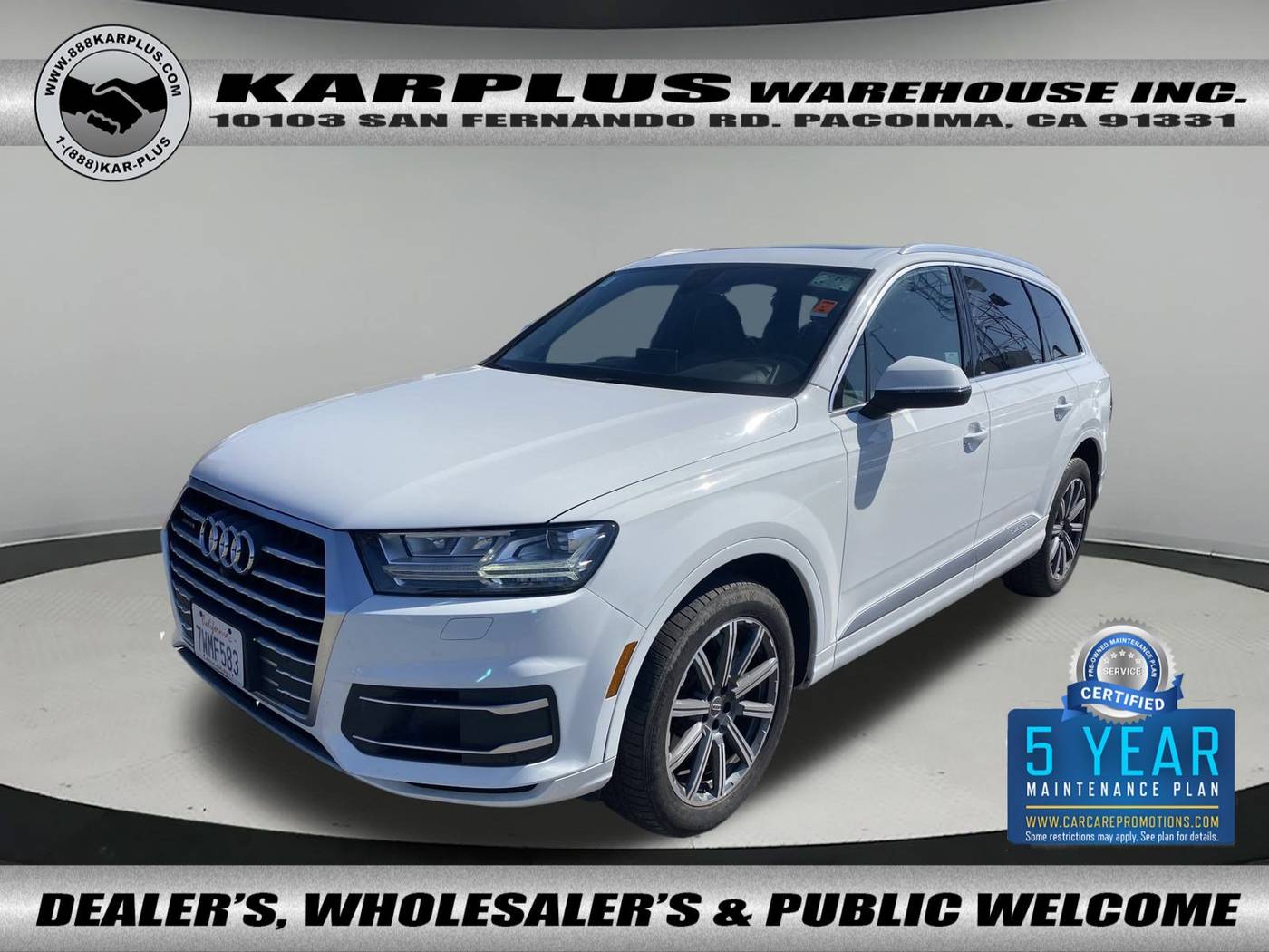 2017 Audi Q7 Premium Plus — SUV — 92,550 mi — Pacoima, CA
