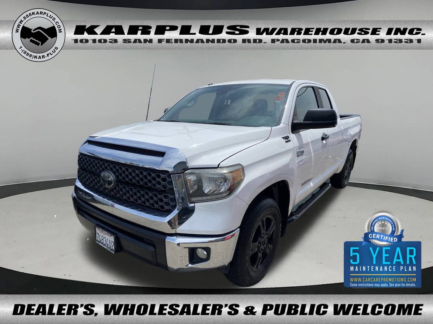 2019 Toyota Tundra SR5 — Pickup Truck — 96,337 mi — Pacoima, CA