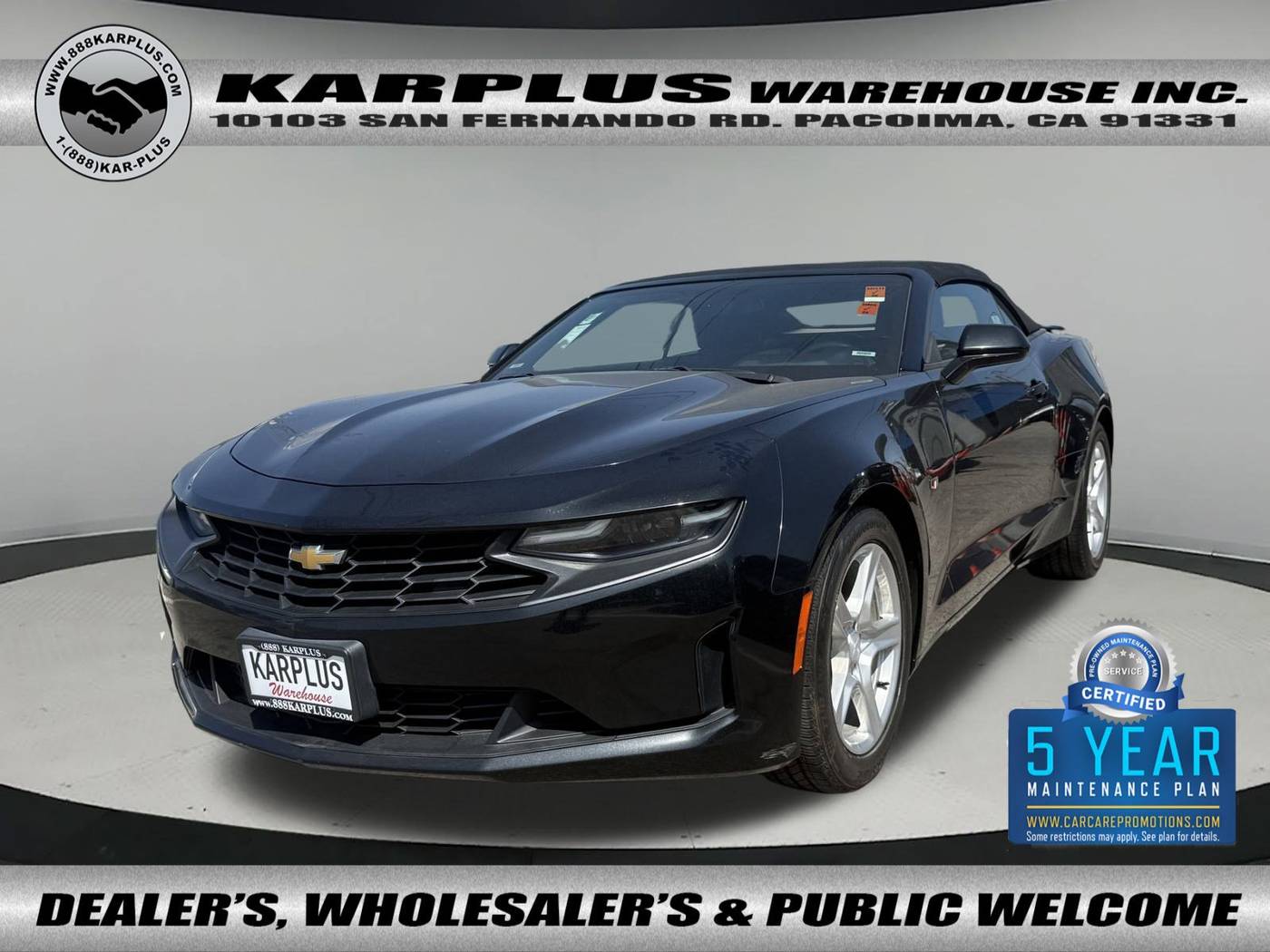 2020 Chevrolet Camaro 1LT — Convertible — 58,954 mi — Pacoima, CA