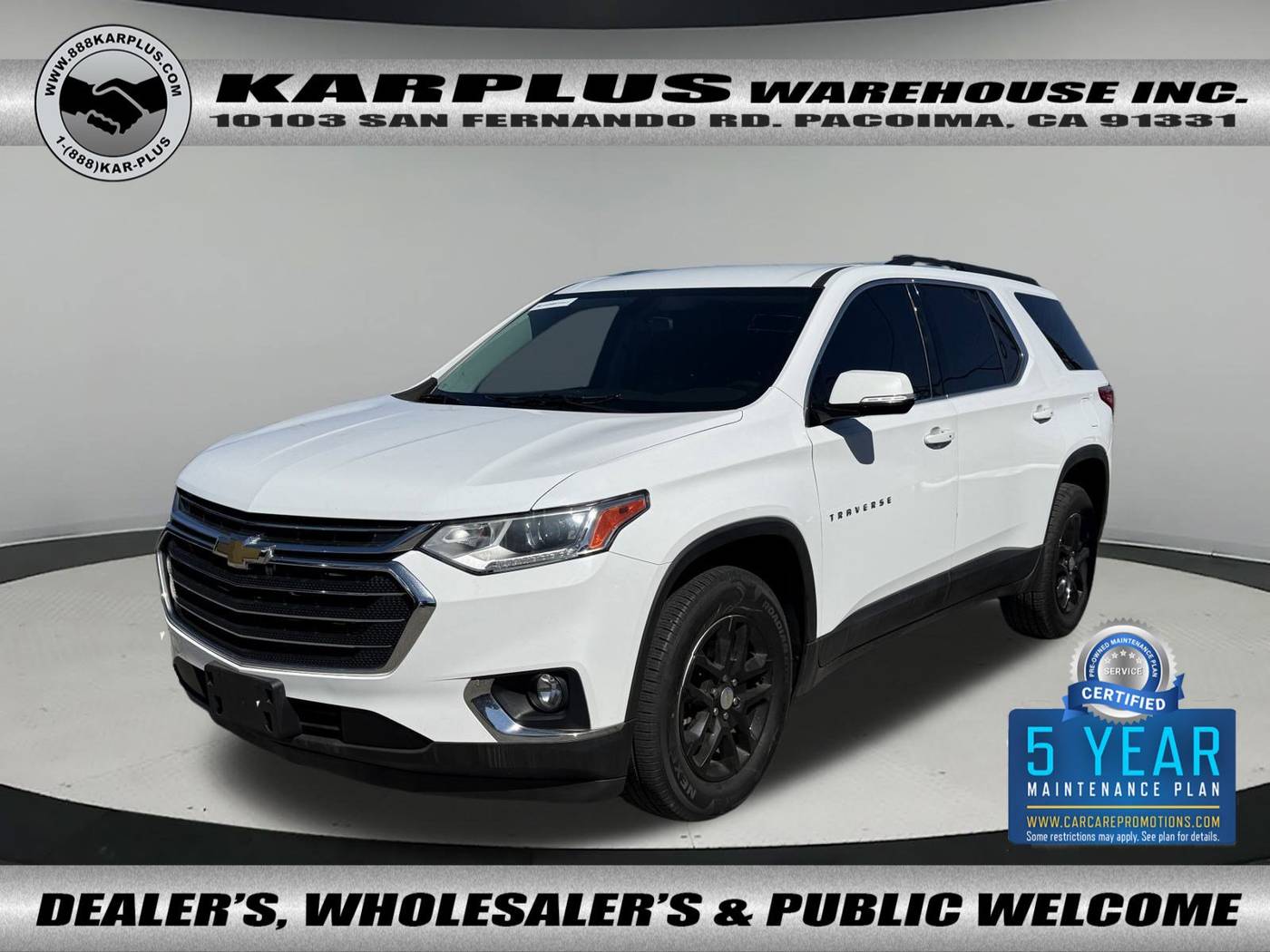 2019 Chevrolet Traverse LT Cloth — SUV — 92,946 mi — Pacoima, CA
