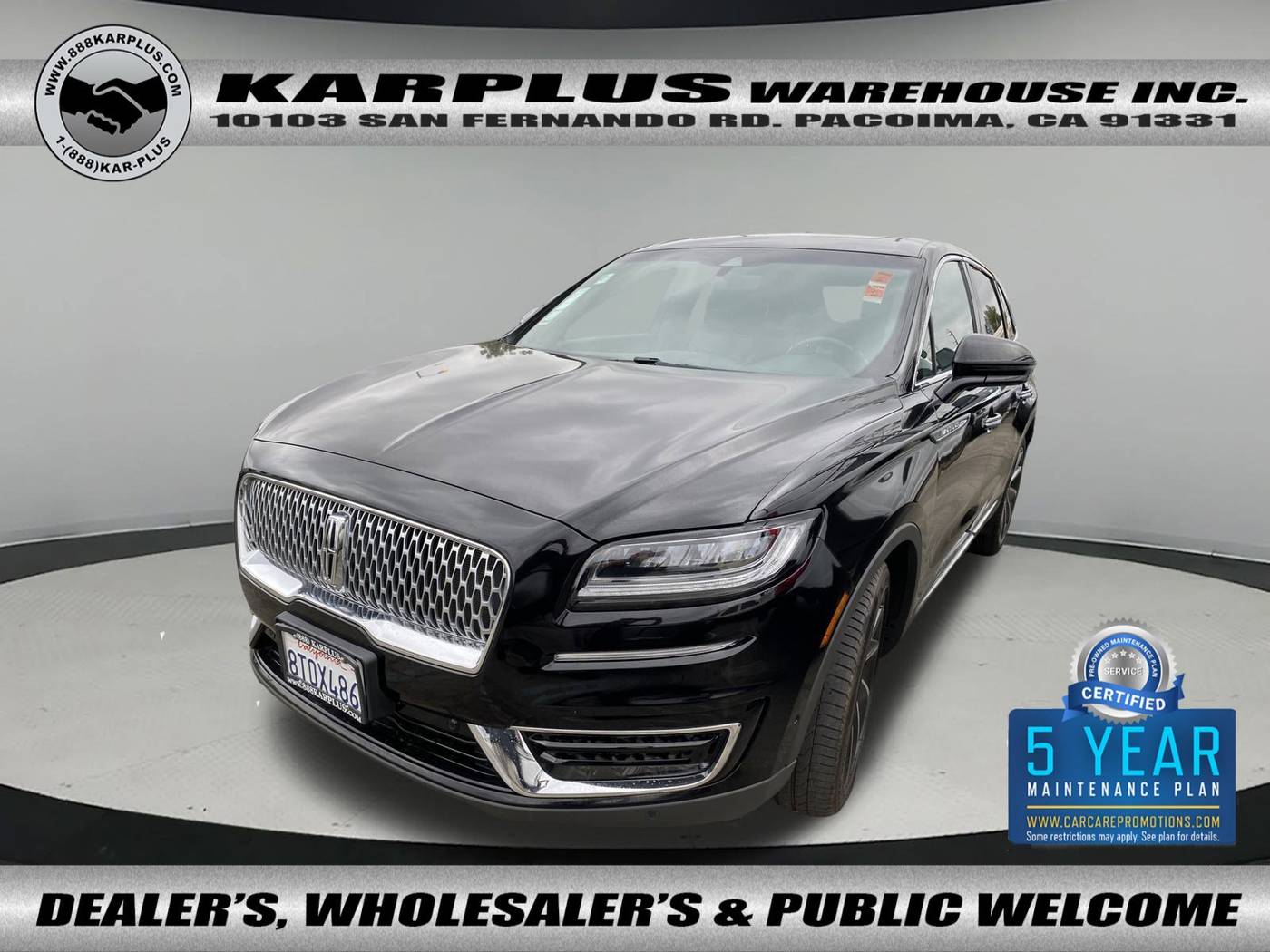 2019 Lincoln Nautilus Reserve — SUV — 40,374 mi — Pacoima, CA