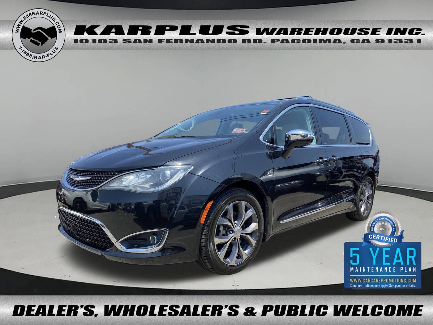 2018 Chrysler Pacifica Limited — Minivan — 76,338 mi — Pacoima, CA