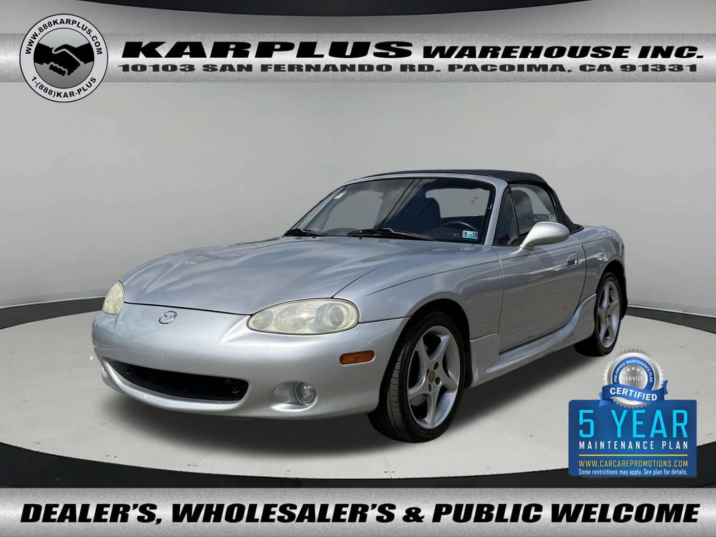 2003 Mazda MX-5 Miata LS — Convertible — 76,744 mi — Pacoima, CA