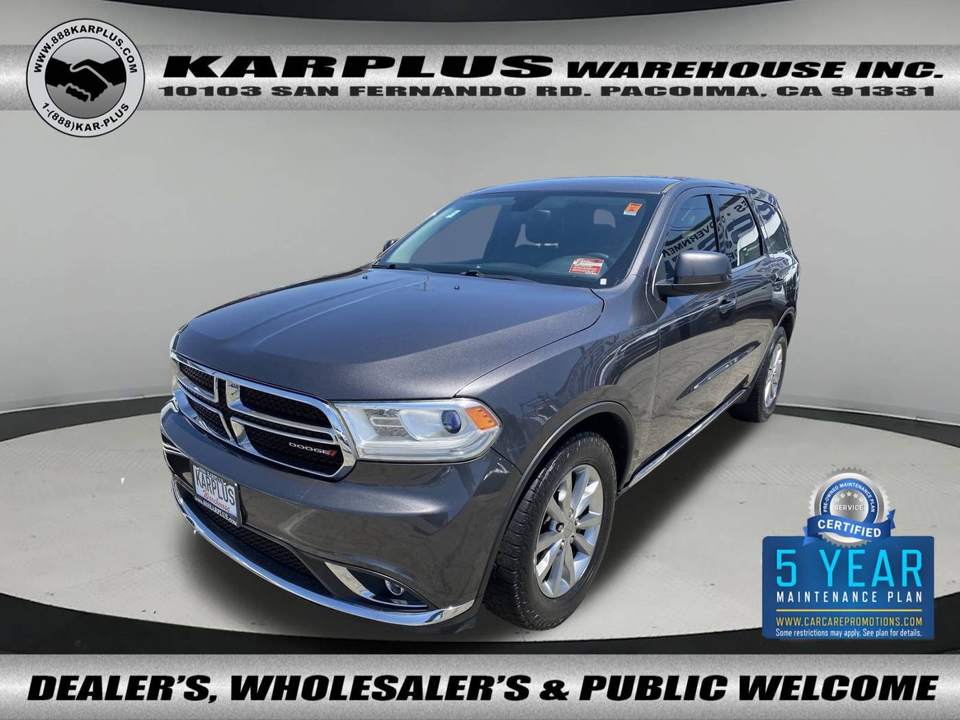 2017 Dodge Durango SXT — SUV — 112,686 mi — Pacoima, CA