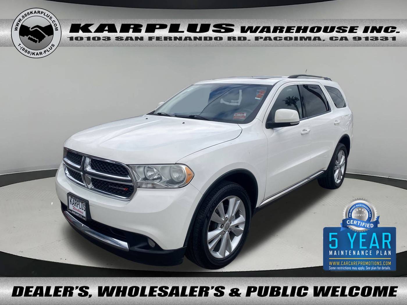 2012 Dodge Durango Crew — SUV — 127,063 mi — Pacoima, CA