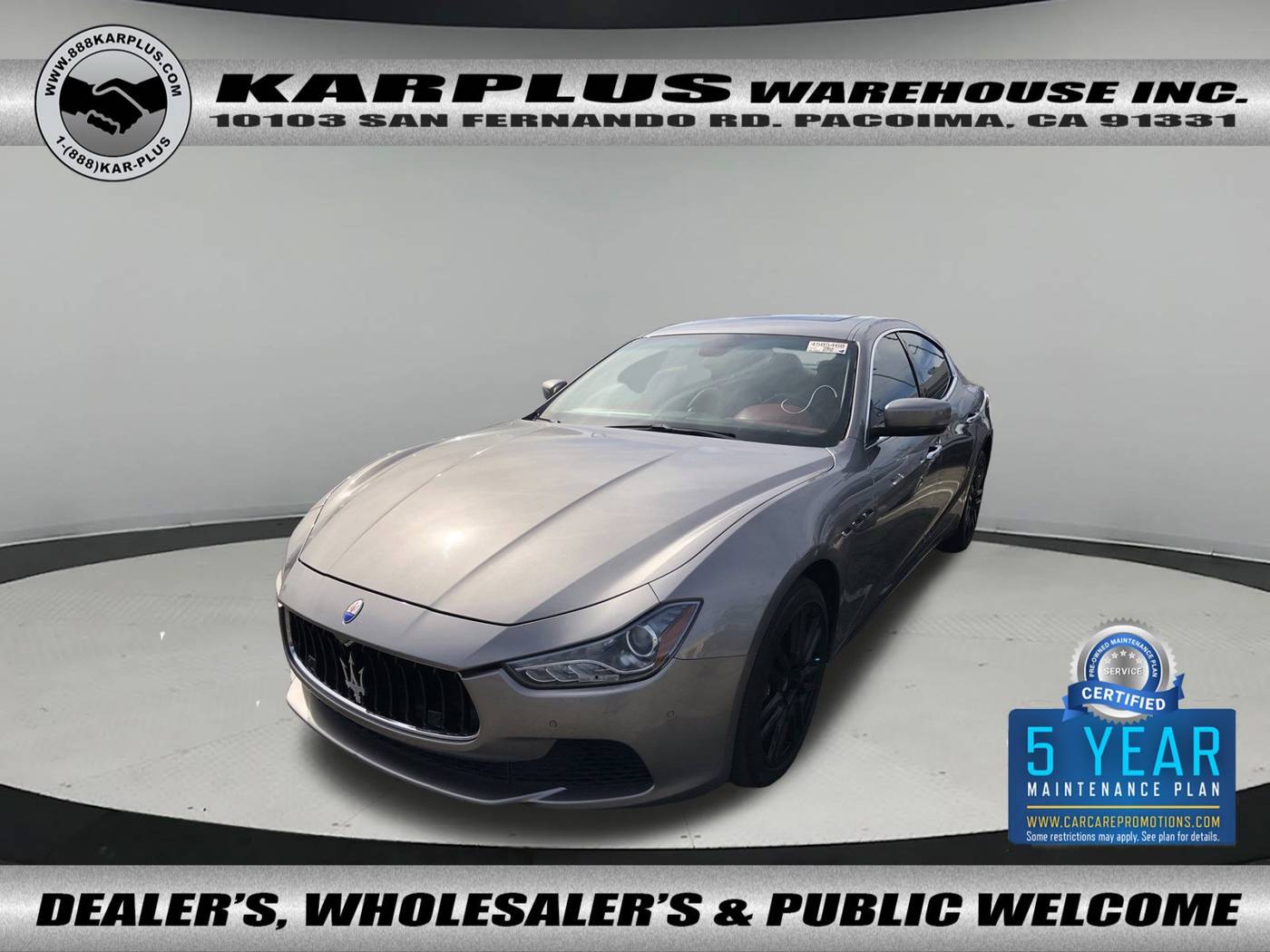 2015 Maserati Ghibli Standard — Sedan — 64,610 mi — Pacoima, CA