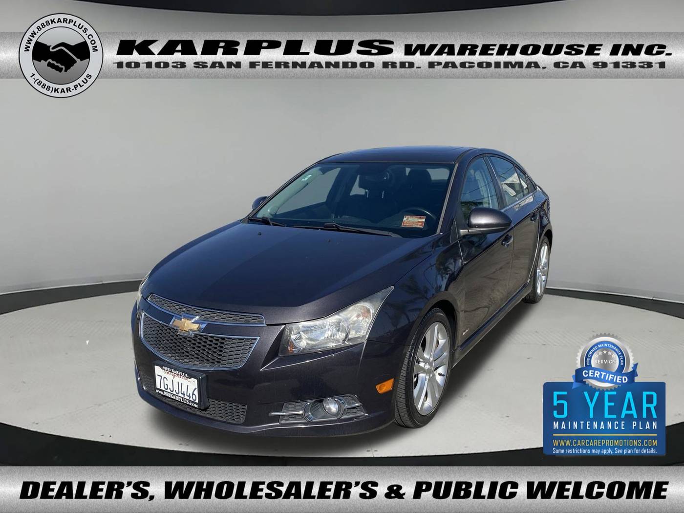 2014 Chevrolet Cruze LTZ — Sedan — 97,549 mi — Pacoima, CA