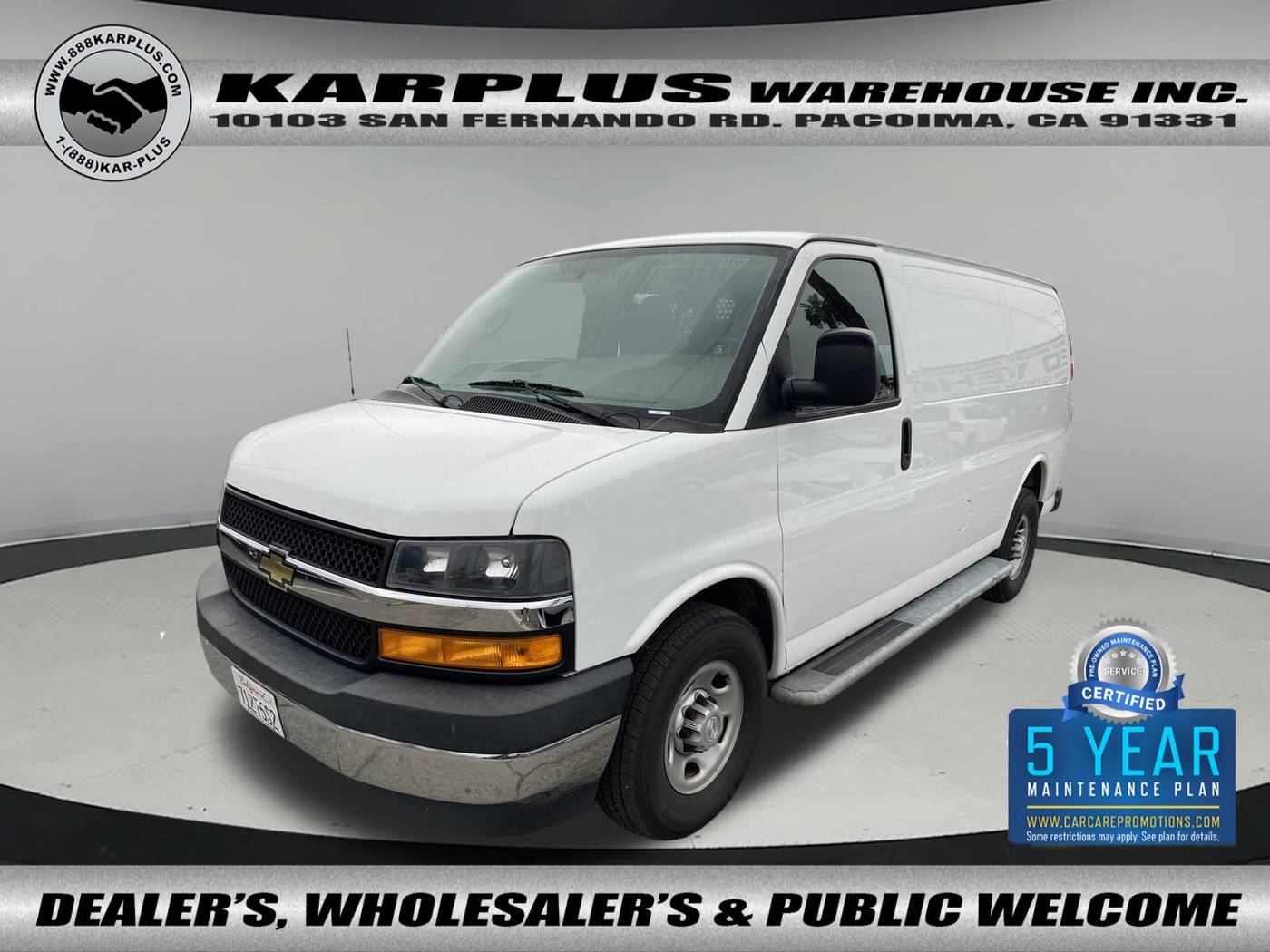 2018 Chevrolet Express Cargo Van Base — Cargo Van — 79,428 mi — Pacoima, CA