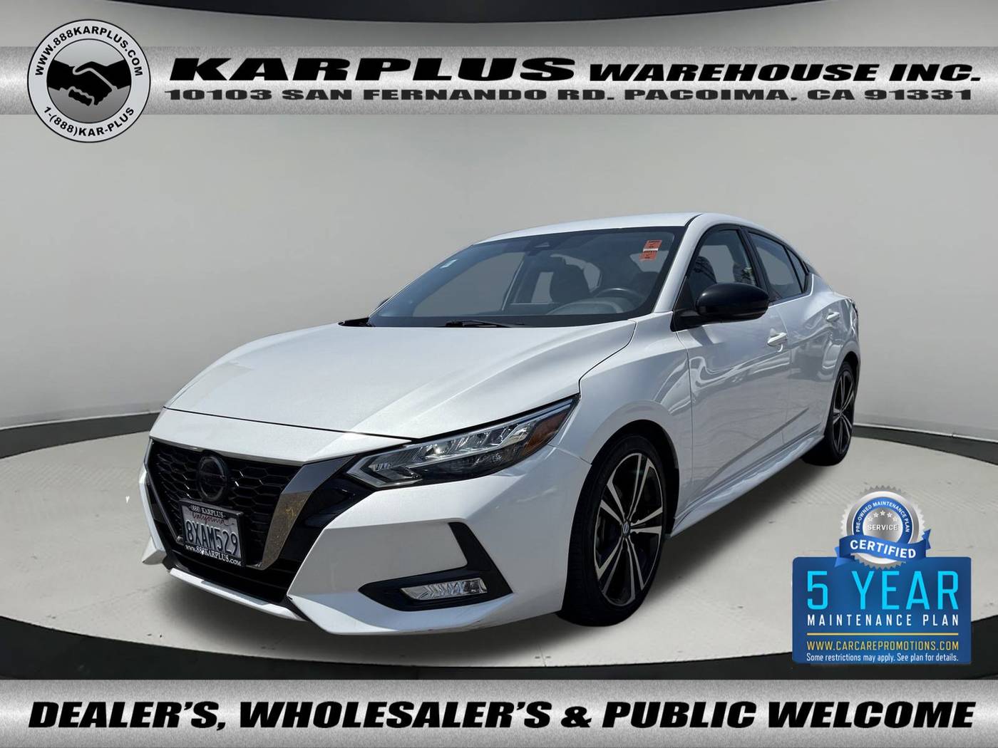 2021 Nissan Sentra SR — Sedan — 87,088 mi — Pacoima, CA