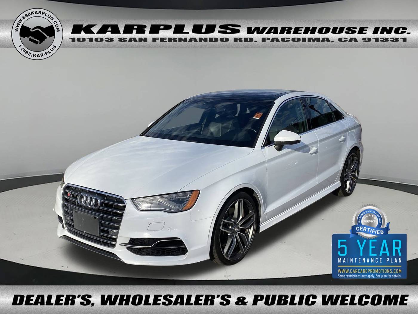 2015 Audi S3 Prestige — Sedan — 75,516 mi — Pacoima, CA