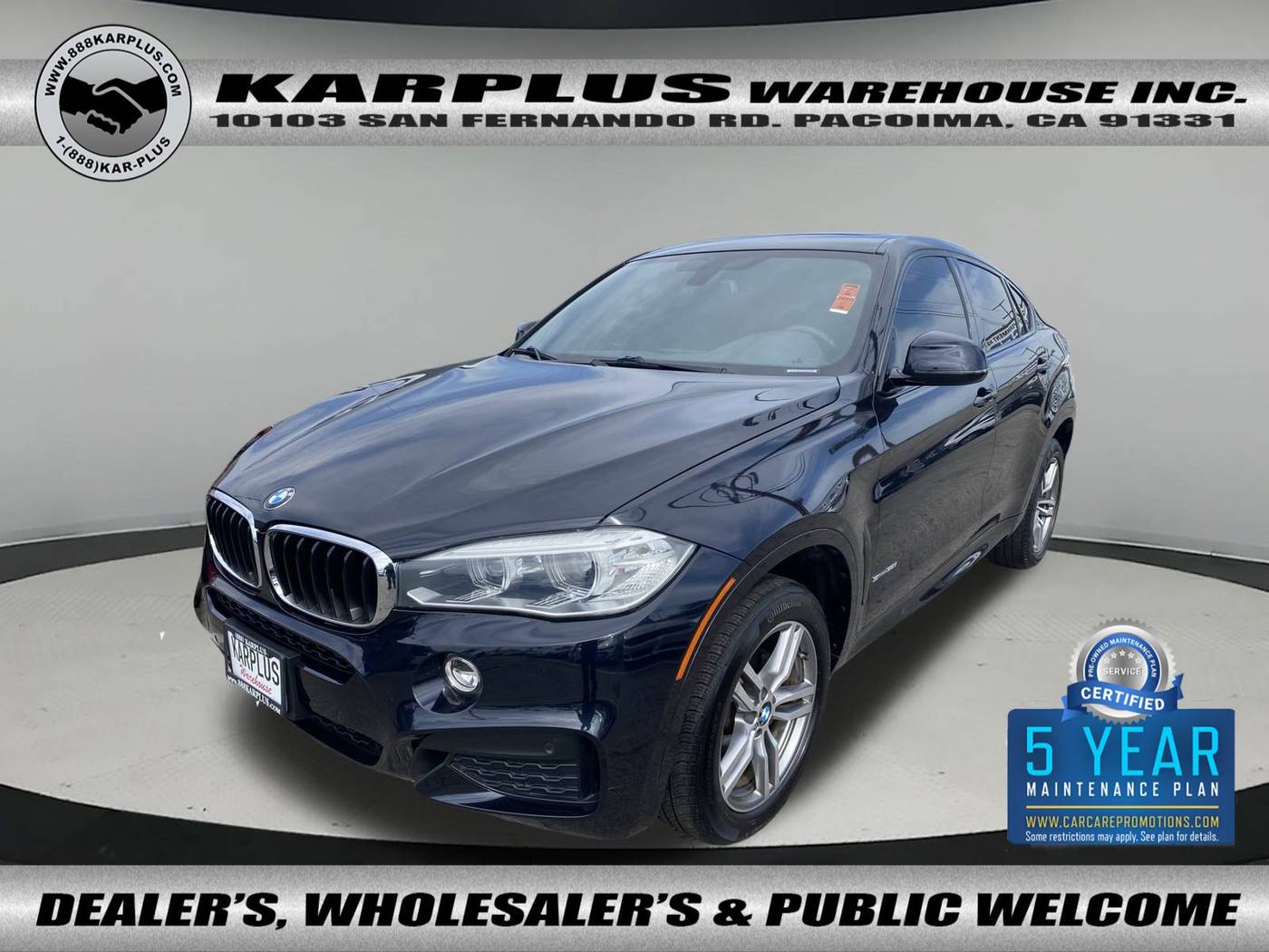 2016 BMW X6 35i — SUV — 79,654 mi — Pacoima, CA