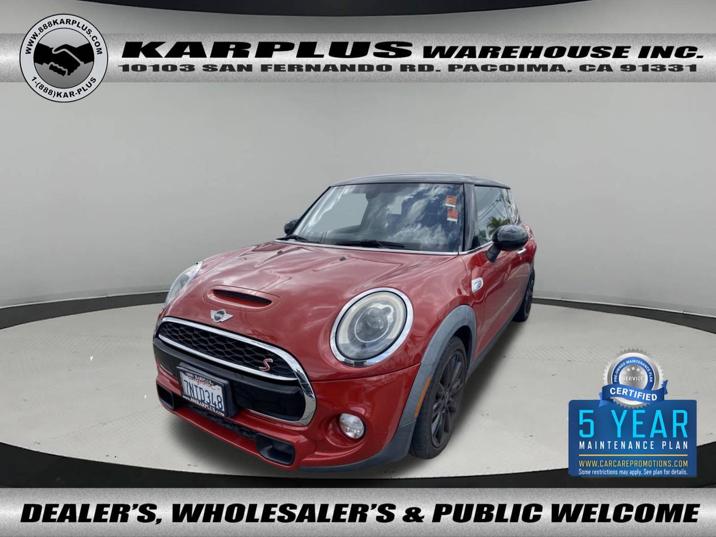 2015 MINI Hardtop Cooper S — Hatchback — 84,555 mi — Pacoima, CA