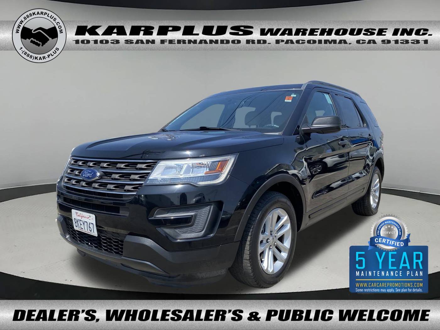 2017 Ford Explorer Base — SUV — 61,395 mi — Pacoima, CA