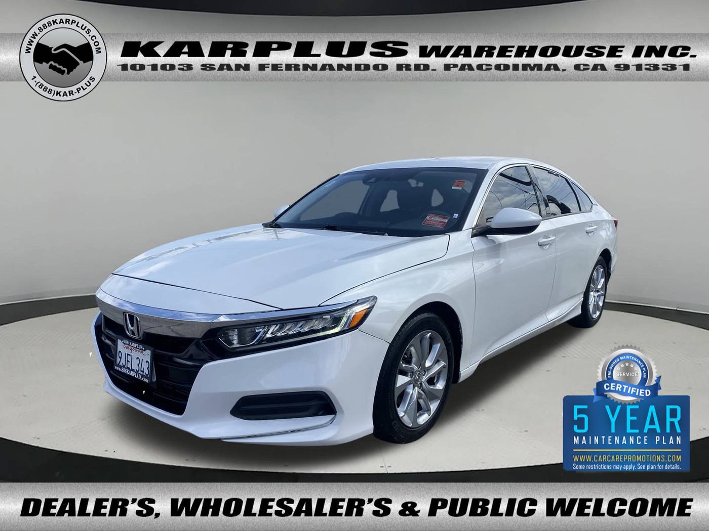 2020 Honda Accord LX — Sedan — 63,446 mi — Pacoima, CA