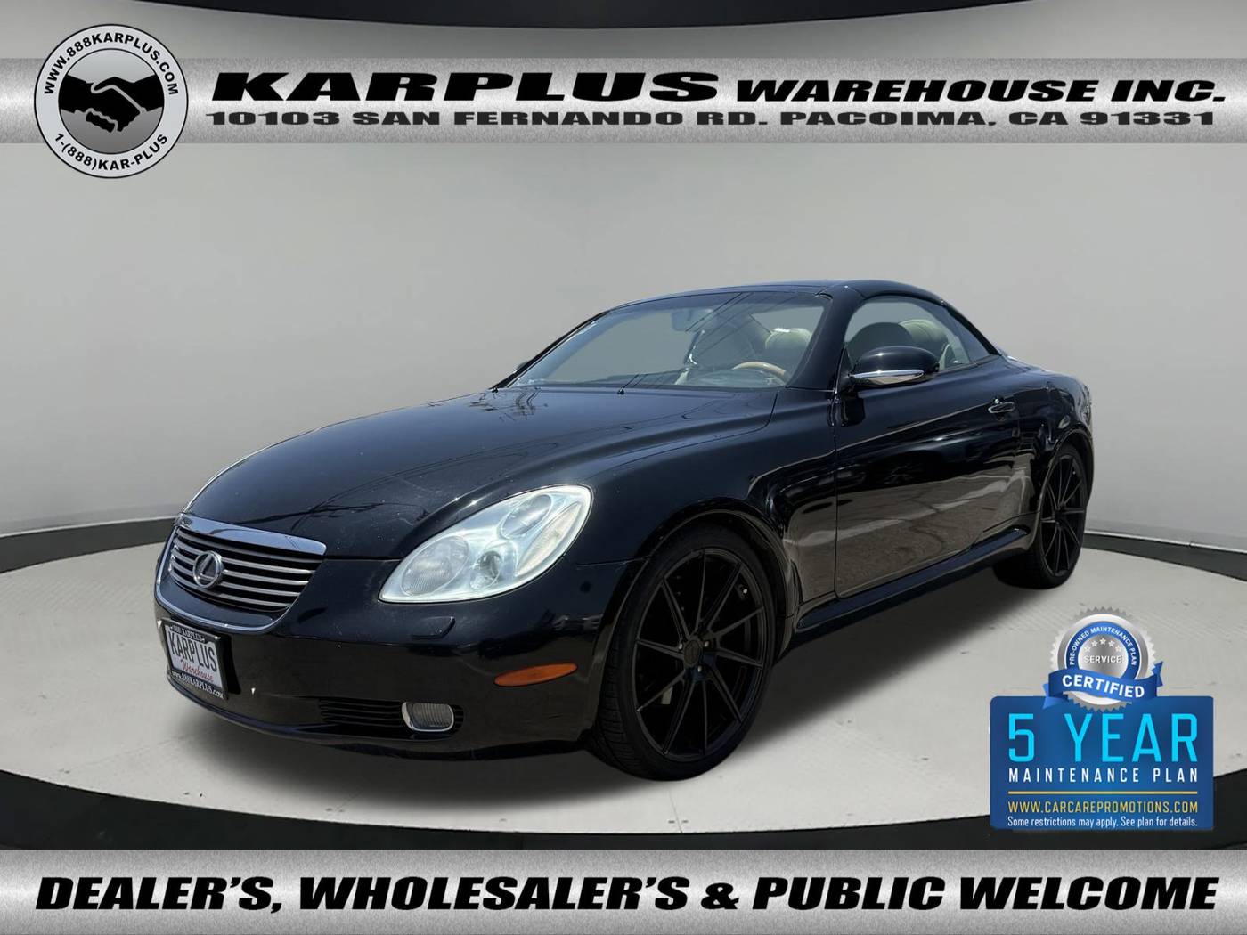 2002 Lexus SC SC 430 — Convertible — 137,846 mi — Pacoima, CA