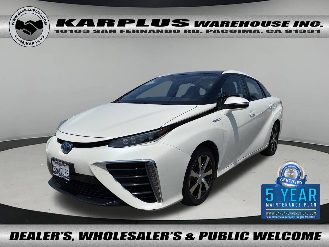2019 Toyota Mirai Base — Sedan — 55,796 mi — Pacoima, CA