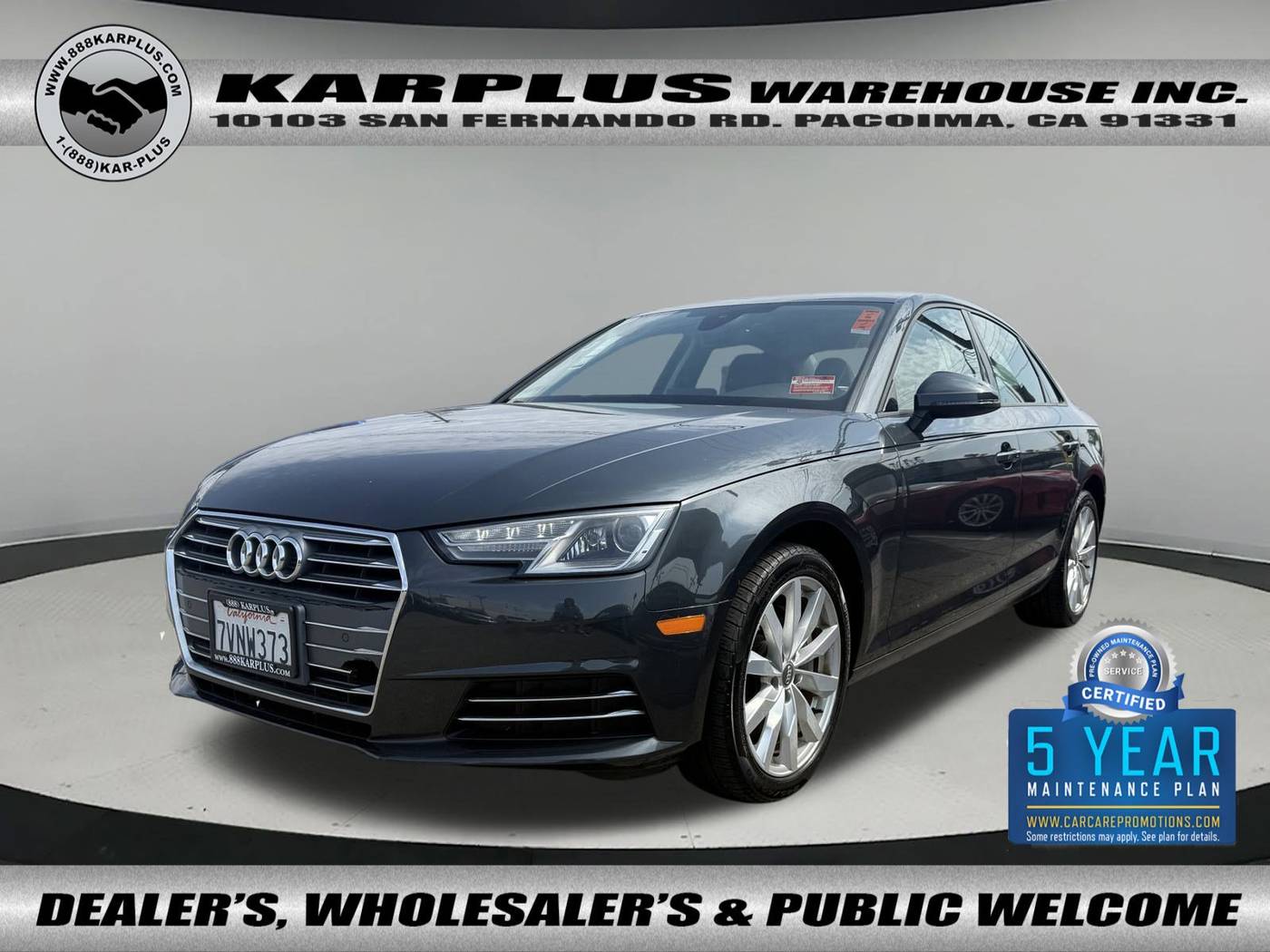 2017 Audi A4 Premium — Sedan — 82,469 mi — Pacoima, CA