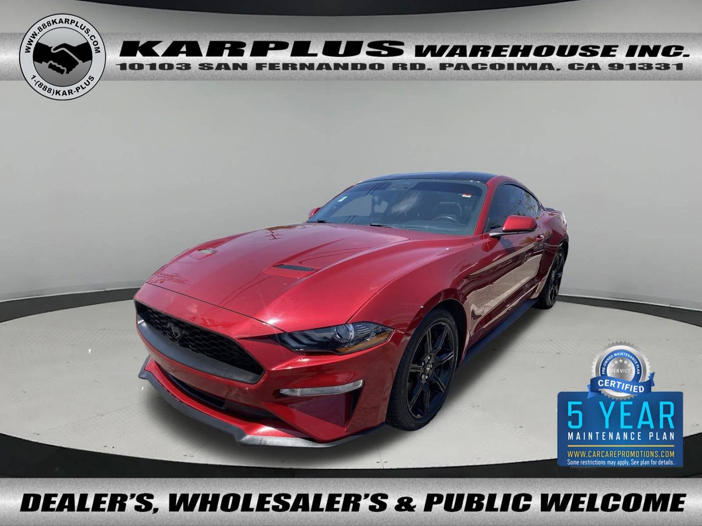 2020 Ford Mustang EcoBoost Premium — Coupe — 84,461 mi — Pacoima, CA
