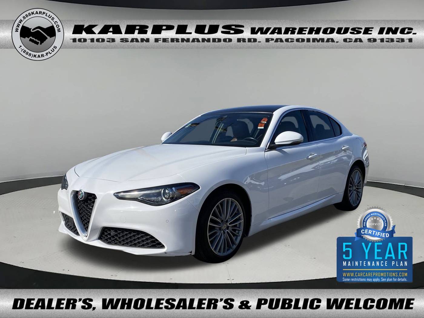 2018 Alfa Romeo Giulia Ti Lusso — Sedan — 82,240 mi — Pacoima, CA
