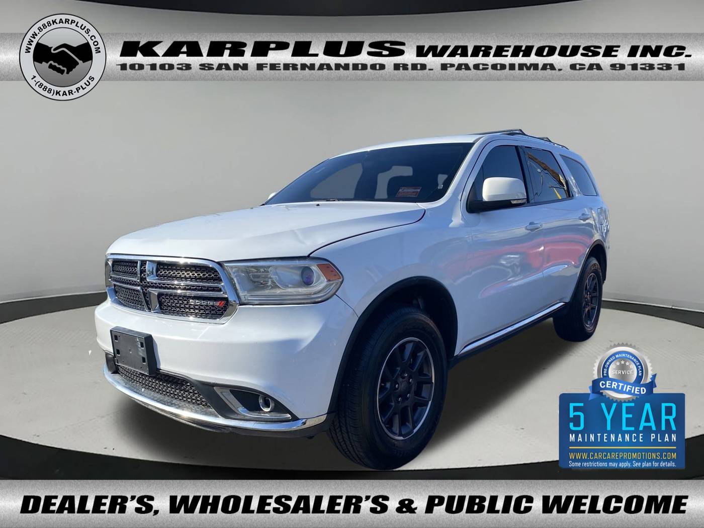 2017 Dodge Durango SXT — SUV — 103,398 mi — Pacoima, CA