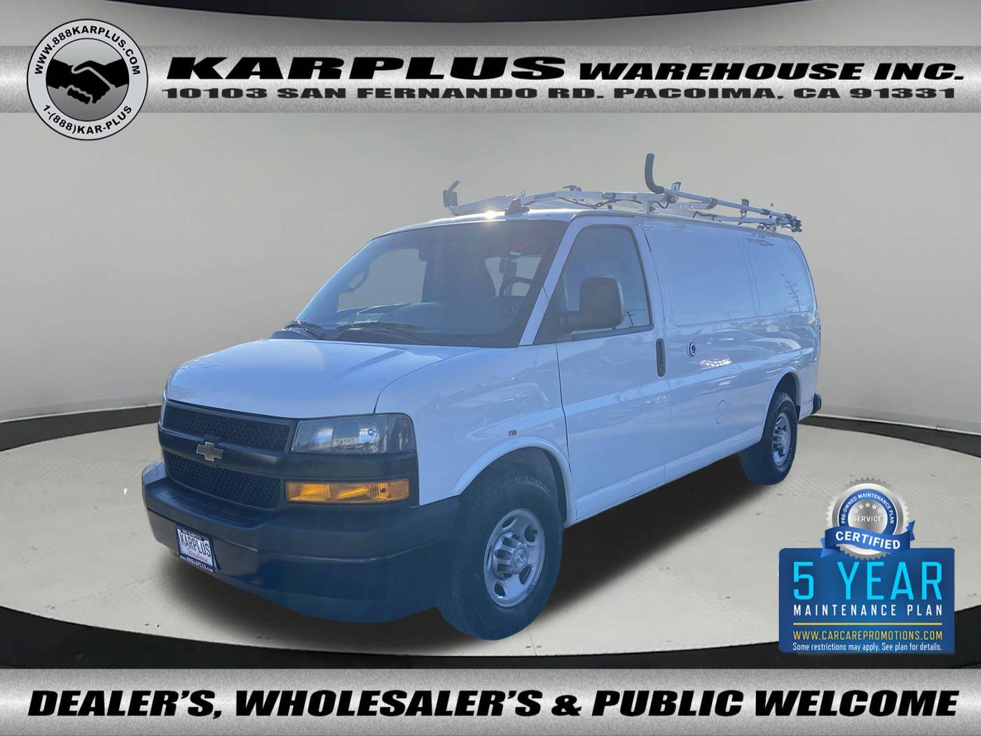 2018 Chevrolet Express Cargo Van Base — Cargo Van — 75,116 mi — Pacoima, CA
