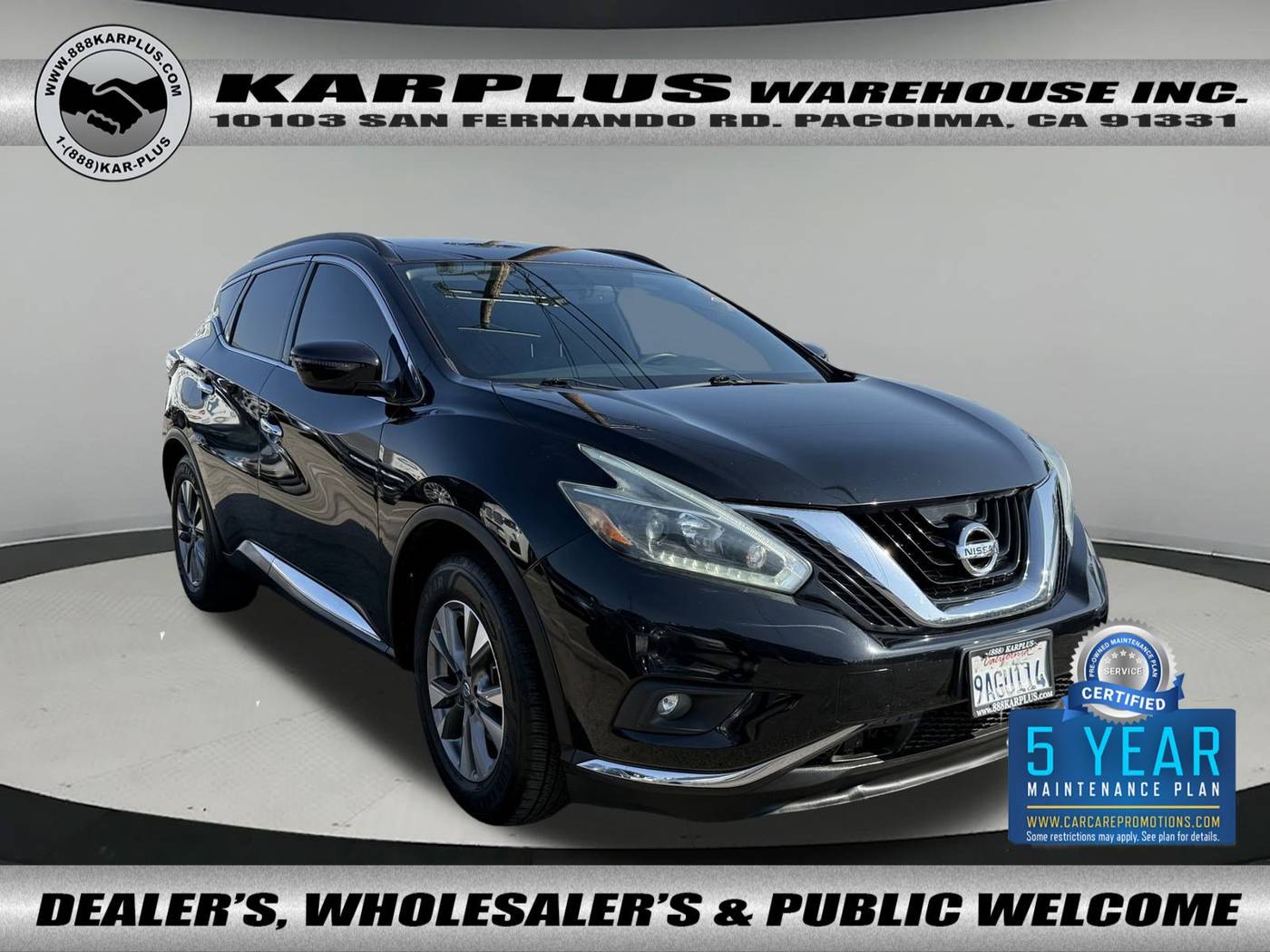 2018 Nissan Murano SV — SUV — 80,867 mi — Pacoima, CA