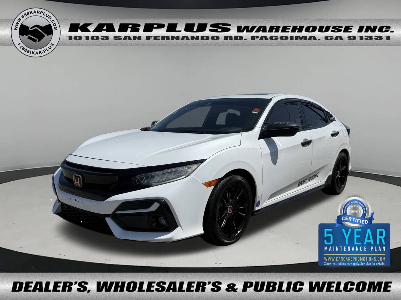 2020 Honda Civic Sport Touring — Hatchback — 65,807 mi — Pacoima, CA
