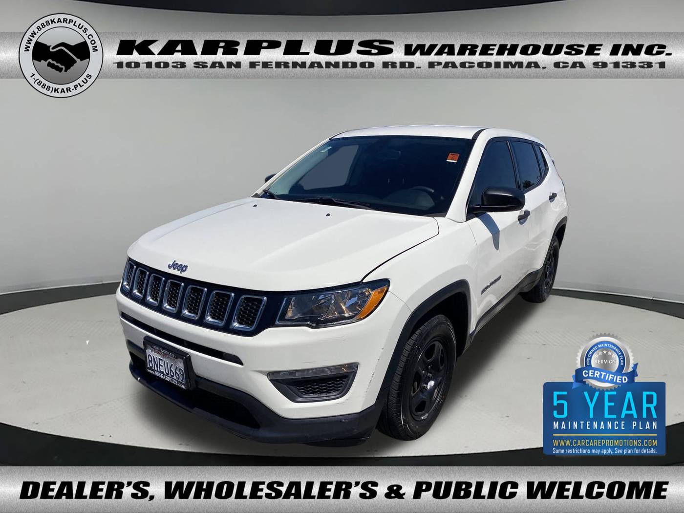 2019 Jeep Compass Sport — SUV — 88,591 mi — Pacoima, CA