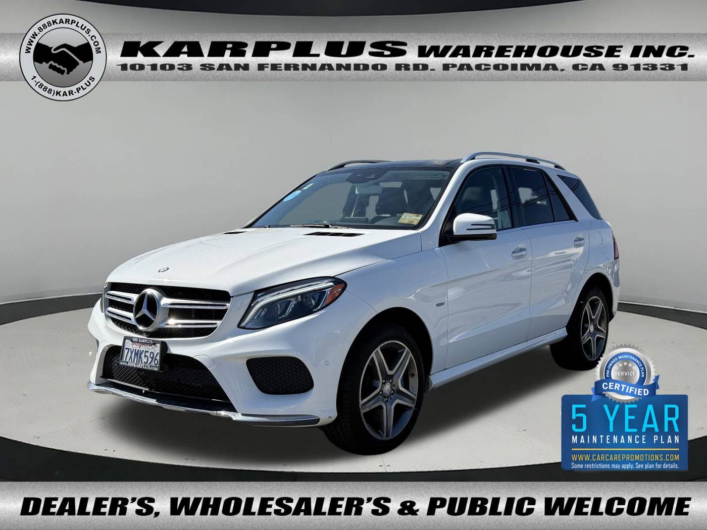 2016 Mercedes-Benz GLE GLE 550e — SUV — 53,692 mi — Pacoima, CA