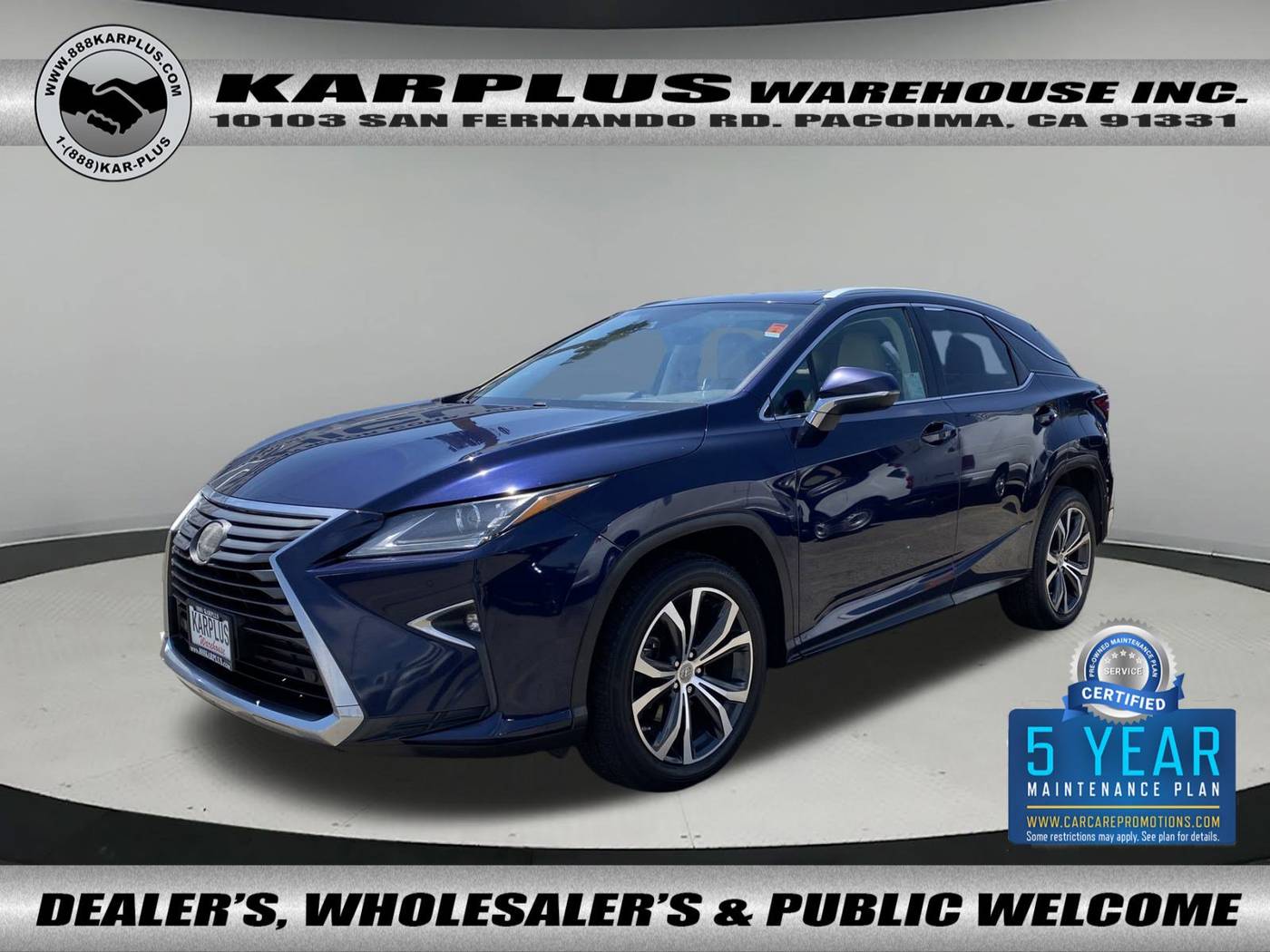 2016 Lexus RX RX 350 — SUV — 123,017 mi — Pacoima, CA