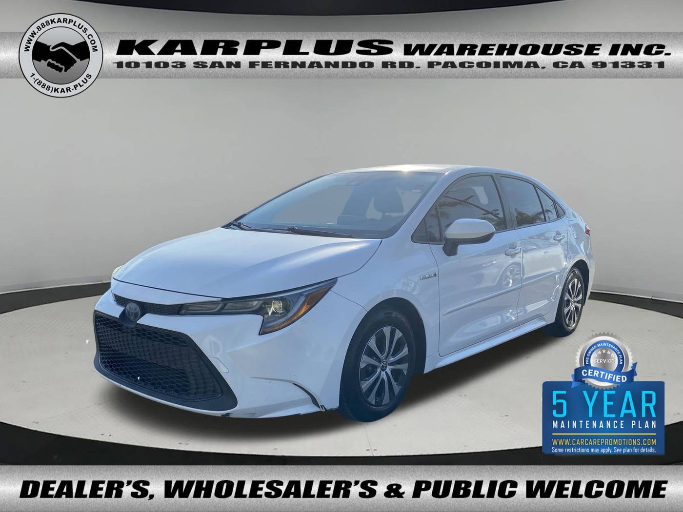 2021 Toyota Corolla Hybrid LE — Sedan — 95,033 mi — Pacoima, CA