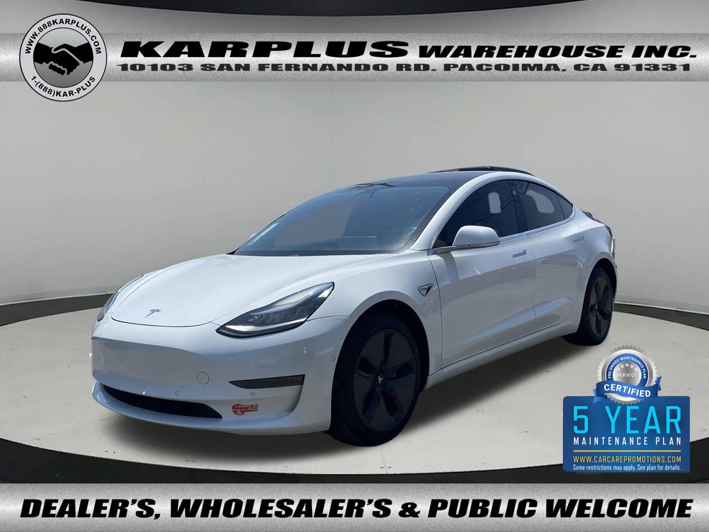 2018 Tesla Model 3 Long Range — Sedan — 127,921 mi — Pacoima, CA