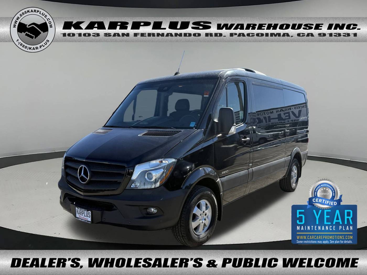 2016 Mercedes-Benz Sprinter Passenger Van 2500 — Passenger Van — 75,220 mi — Pacoima, CA