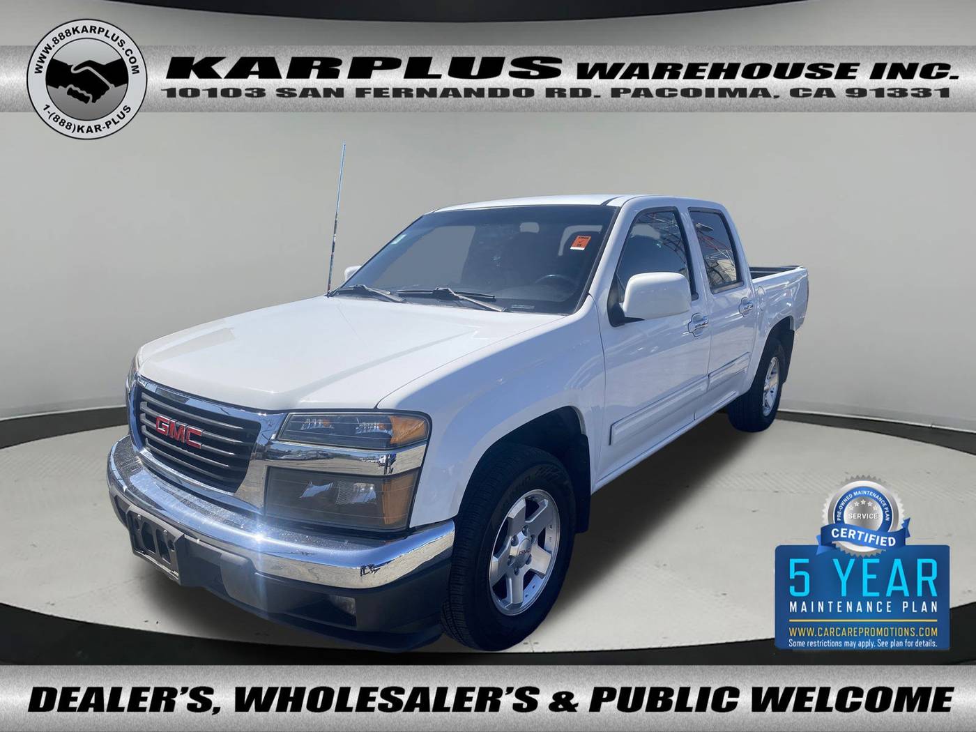 2010 GMC Canyon SLE1 — Pickup Truck — 94,730 mi — Pacoima, CA