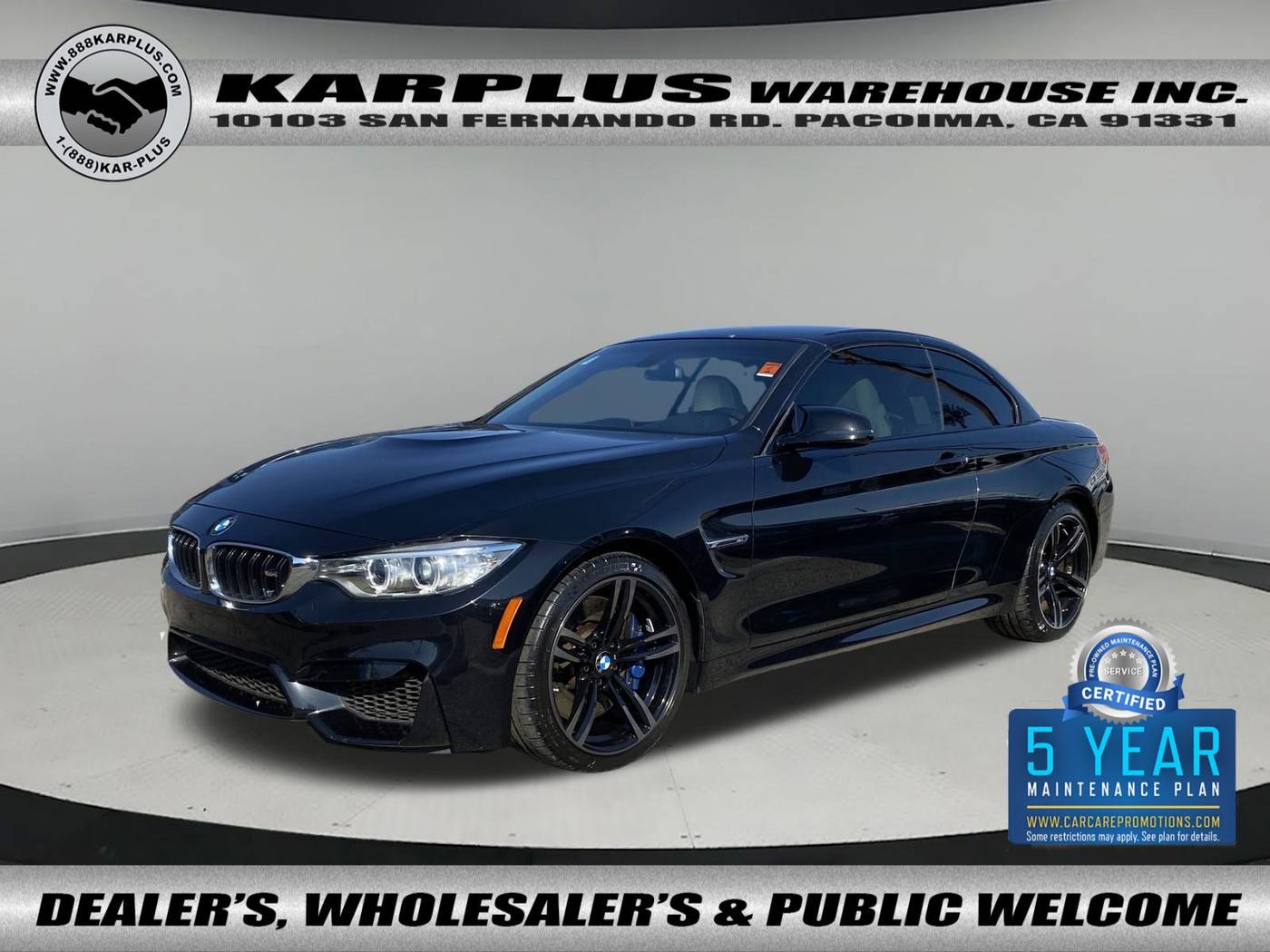 2017 BMW M4 Standard — Convertible — 86,545 mi — Pacoima, CA